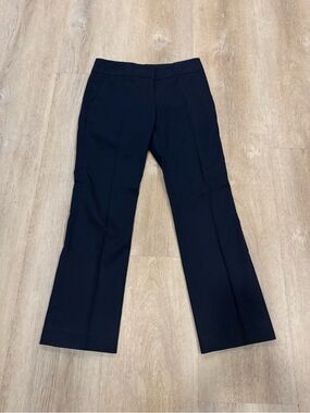 Tory Burch Navy Cotton Dress Pants